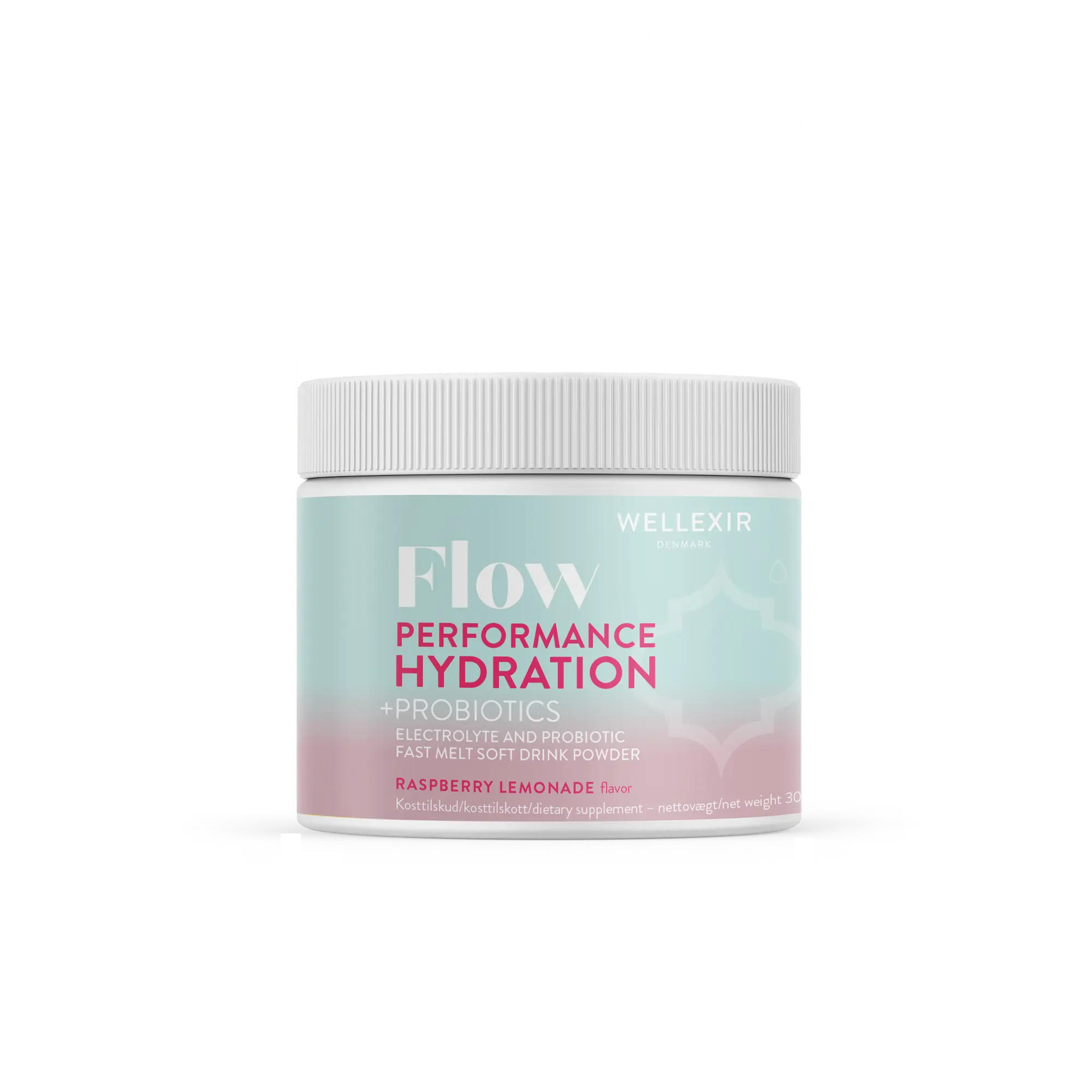 Køb Wellexir Flow Hydration-drik Med Raspberry og Lemonade 300 gr - 180 ...