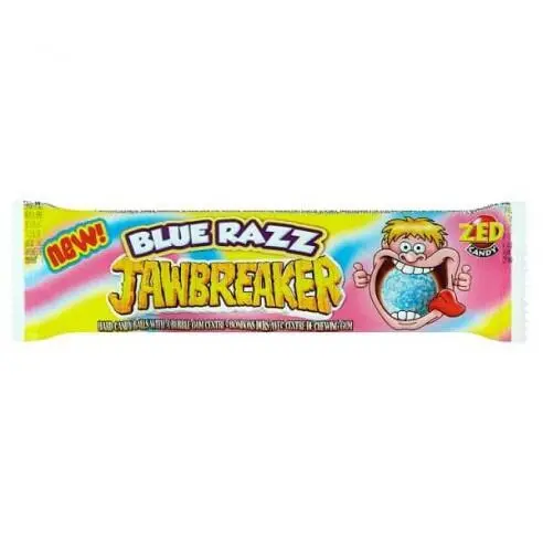 Køb Zed Jawbreaker med Blue Razz-smag og tyggegummikerne 4 stk - 8,00 DKK,-