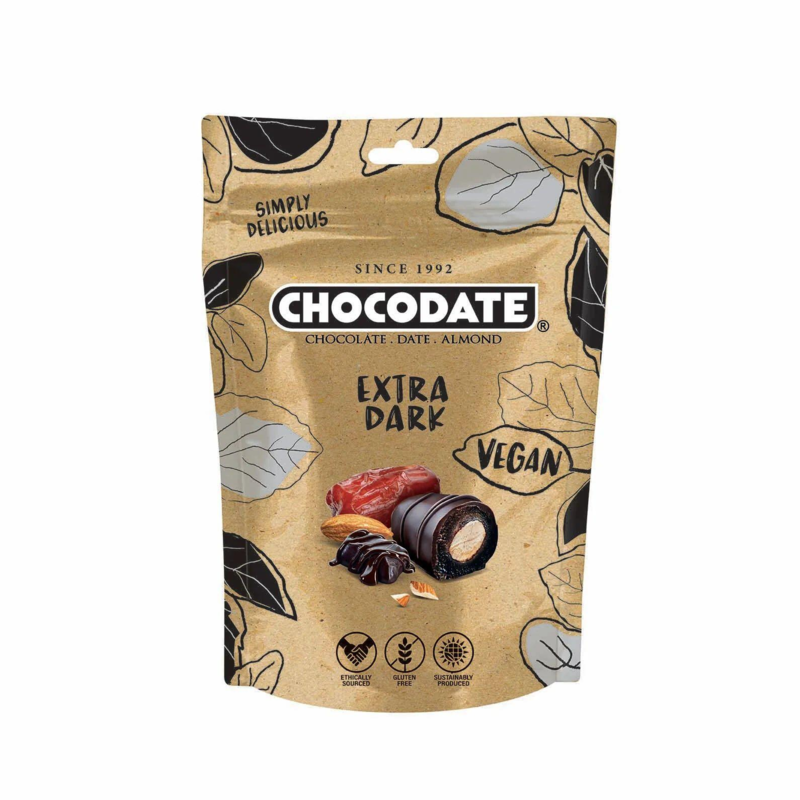 Chocodate ekstra dark, vegansk, 80g