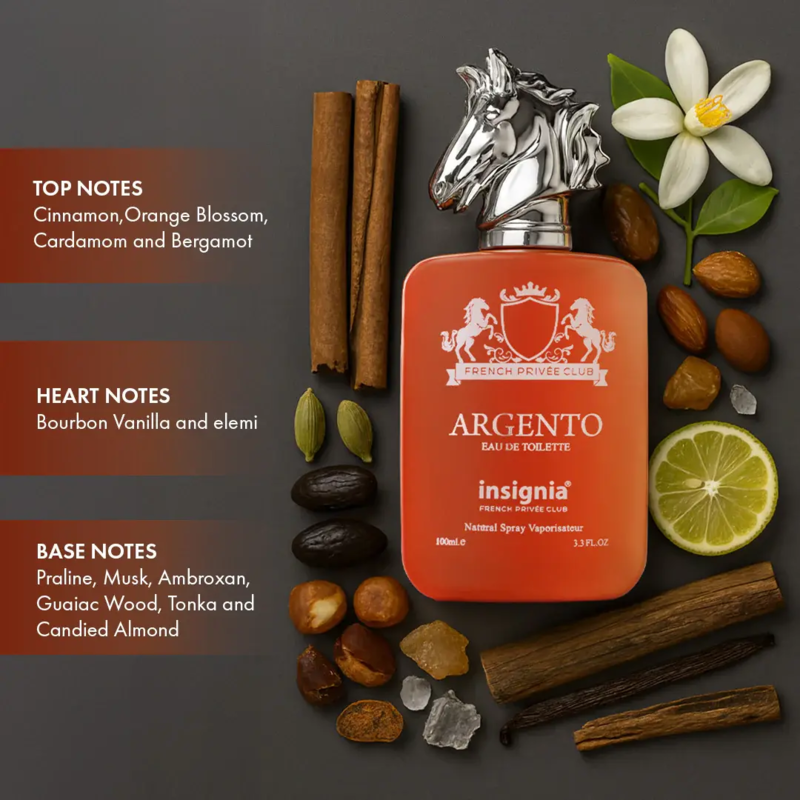 ARGENTO Eau De Toilette, INSIGNIA 100ml.