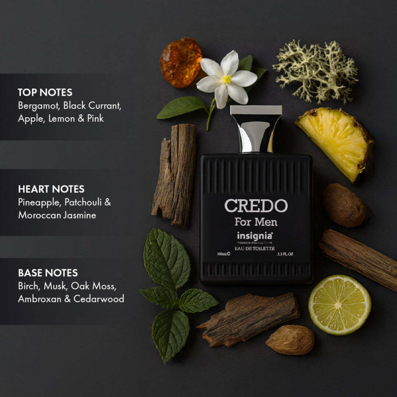 Credo for Men Eau De Toilette, Insignia  100ml