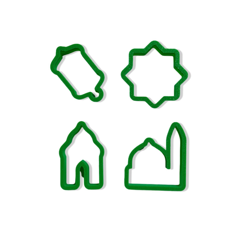 Ramadan Cookie Cutters (4 forskellige farver)