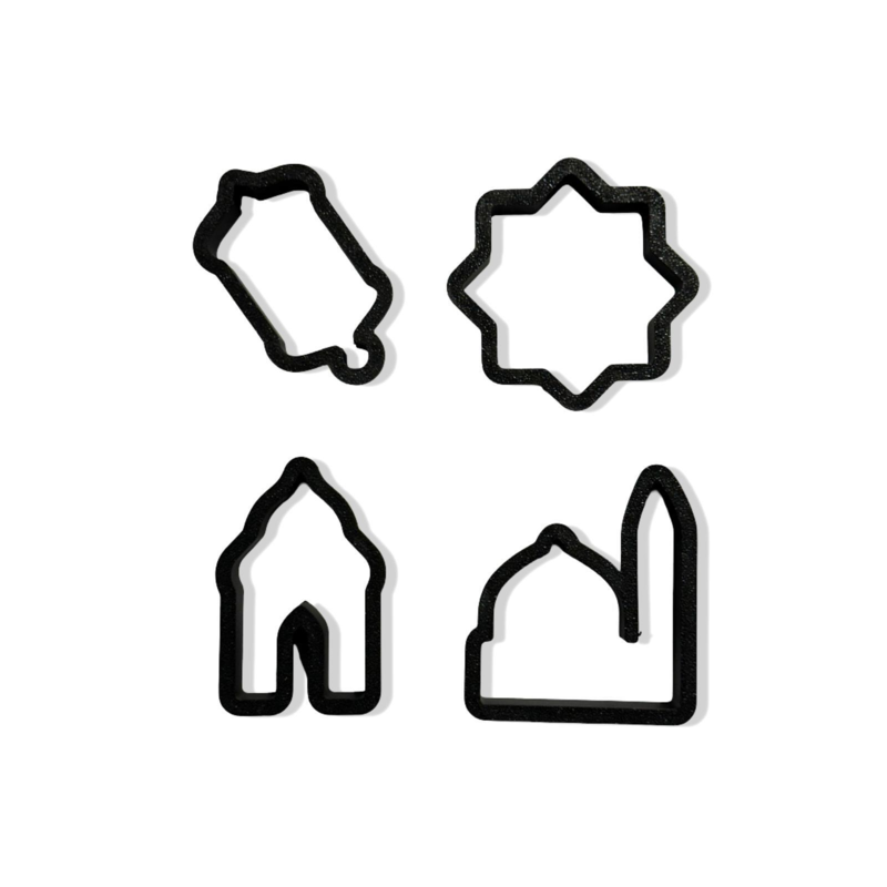 Ramadan Cookie Cutters (4 forskellige farver)