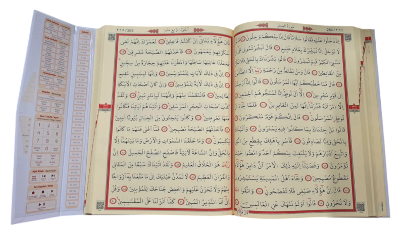 Stor Hvid Kaaba Koran