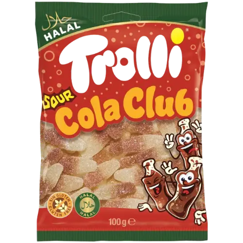 Sour Cola,Trolli, 100 gr (Halalversion)