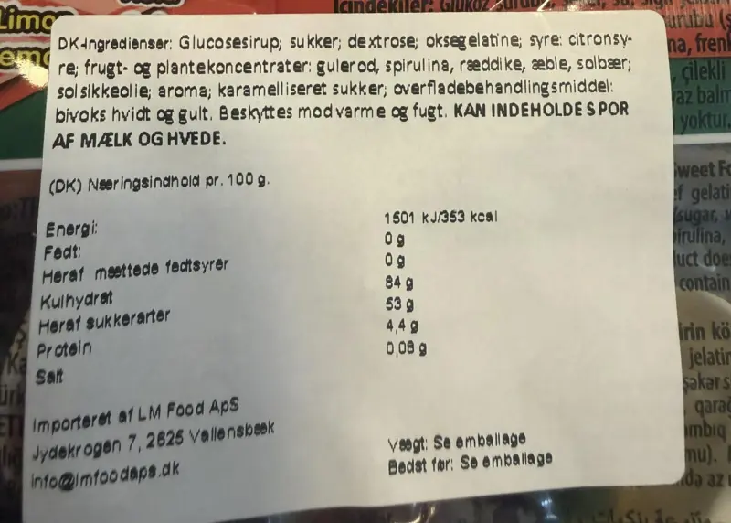 Harry Potter Ron Weasley Haribo Limited edition 70g (Halal Version)