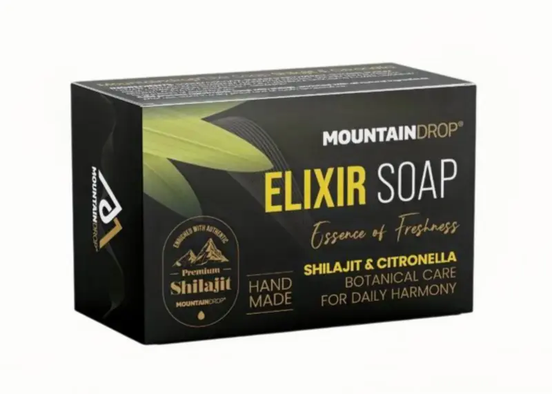 Shilajit and Citronella Elixir Soap, Mountaindrop 100g