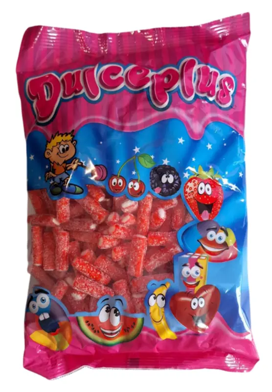 Sour Strawberry Mini Pencils, Dulceplus 1kg