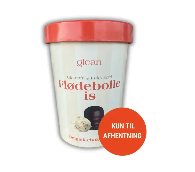 Flødebolle Is - Glutenfri og Laktosefri, Glean 480 ml