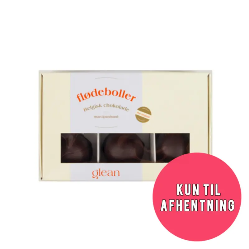 Flødeboller med og uden kokos (Glutenfri og Laktosefri), Glean 6 stk.