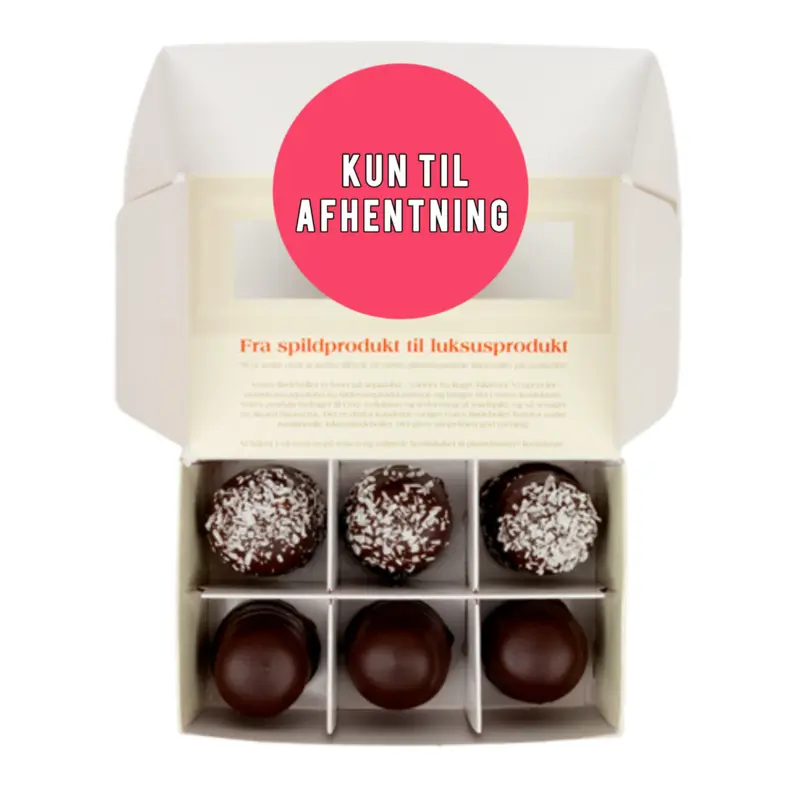 Flødeboller med og uden kokos (Glutenfri og Laktosefri), Glean 6 stk.