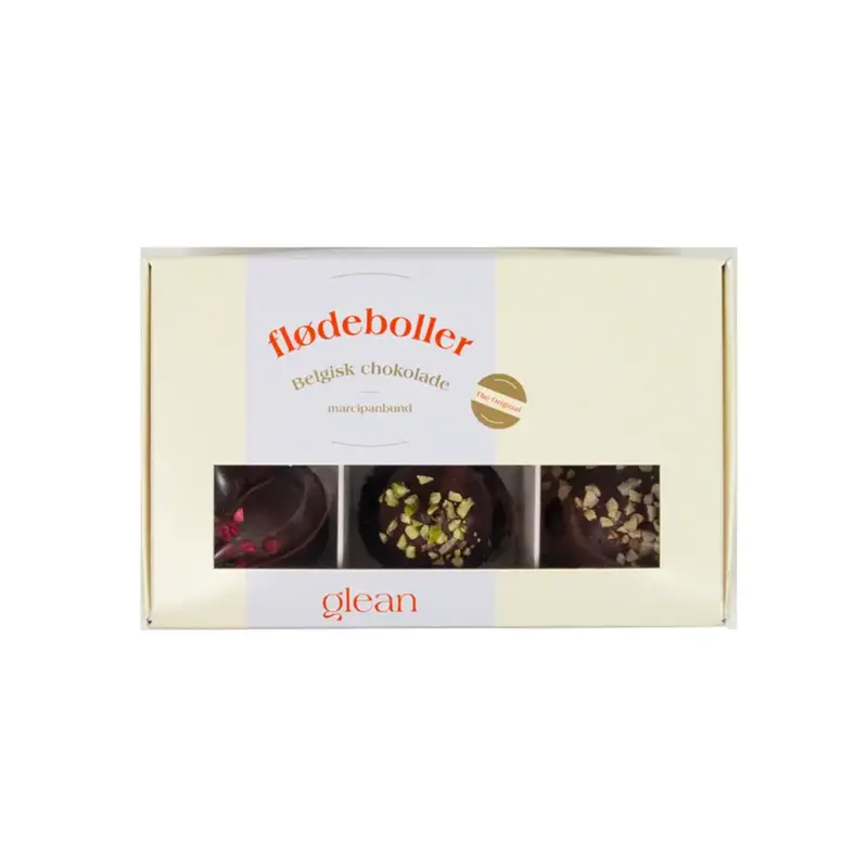 Flødeboller med Mokka, Passionsfrugt og Solbær (Glutenfri og Laktosefri), Glean 6 stk.