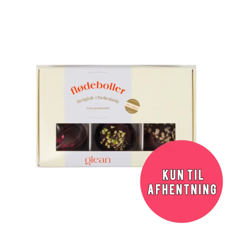 Flødeboller med Mokka, Passionsfrugt og Solbær (Glutenfri og Laktosefri), Glean 6 stk.