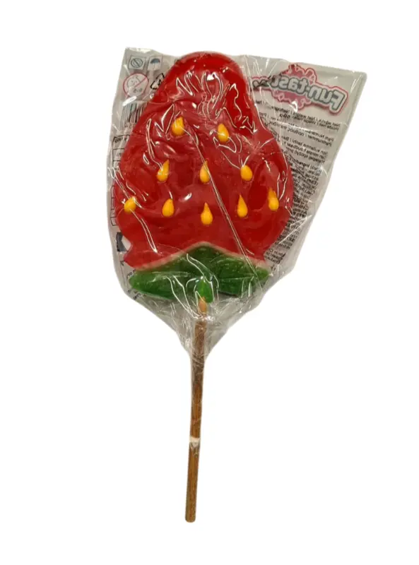 Jordbær Slikkepind, Fun-Tastex 50 g