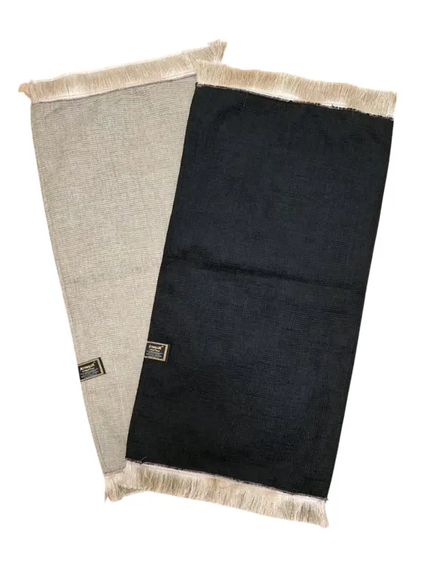 Eksempel på bagsiden af tæpperne