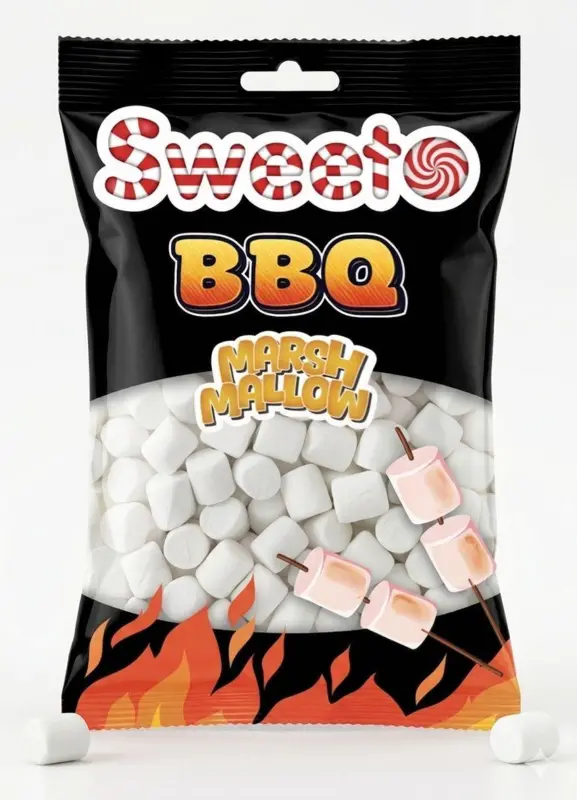 BBQ Marsmallow, Sweeto, 250 Gr