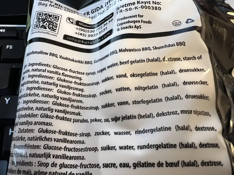 BBQ Marsmallow, Sweeto, 250 Gr