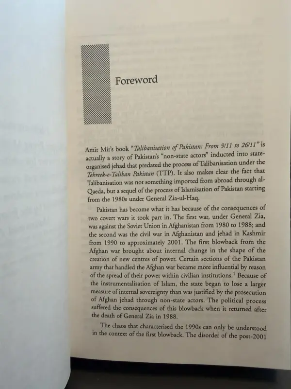 Talibanization of Pakistan From 9/11 to 26/11