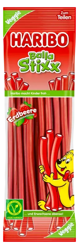 Balla Stixx Jordbær, Haribo 200g