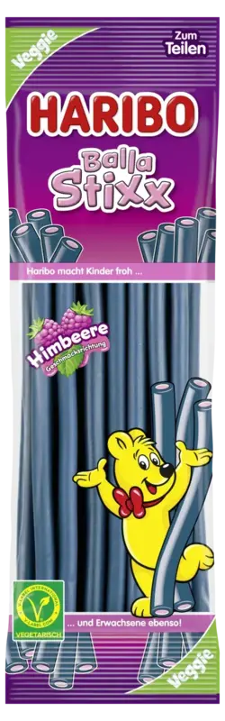 Balla Stixx Hindbær, Haribo 200g