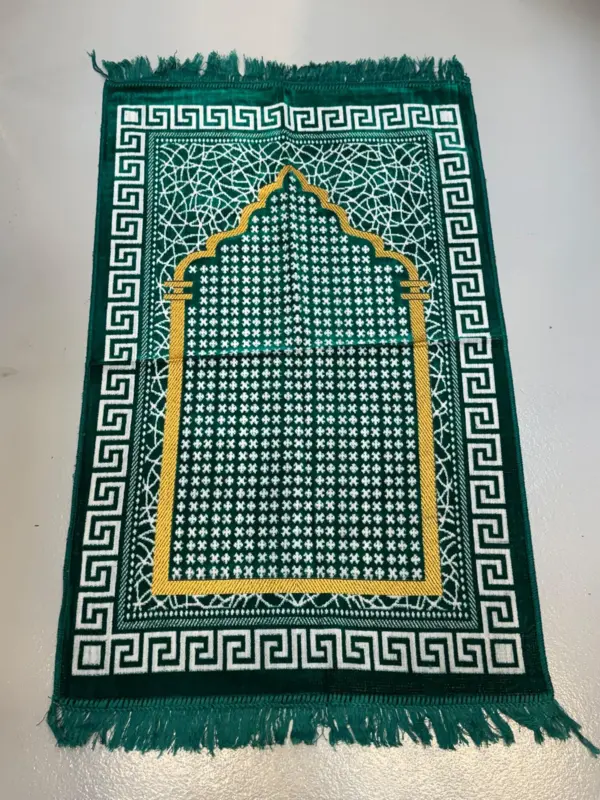 Emerald mihrab bedetæppe