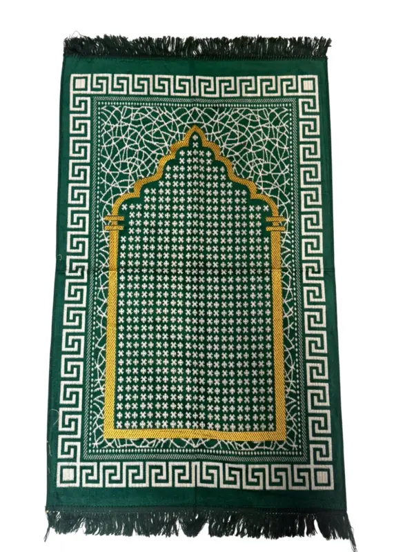 Mihrab Bedetæpper med Meander Kant Design