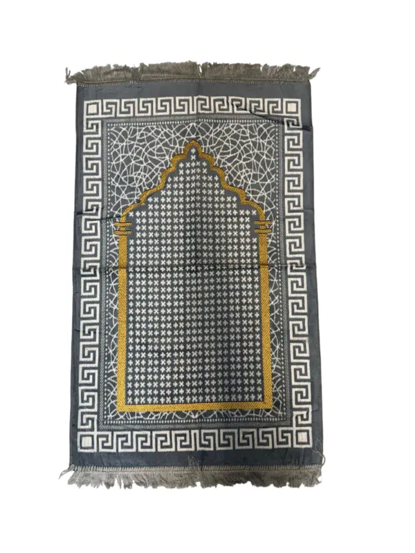 Mihrab Bedetæpper med Meander Kant Design