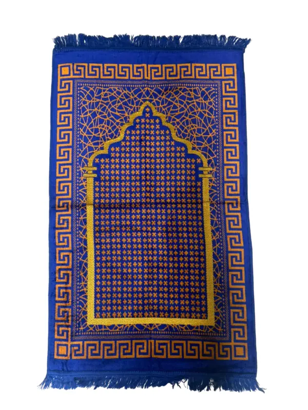 Mihrab Bedetæpper med Meander Kant Design