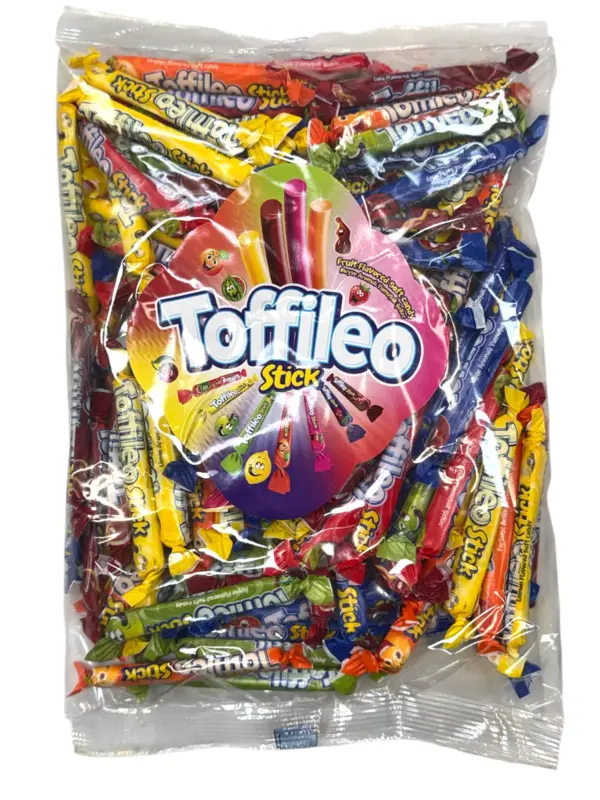 FrugtKarameller Stick, Toffileo 1 kg
