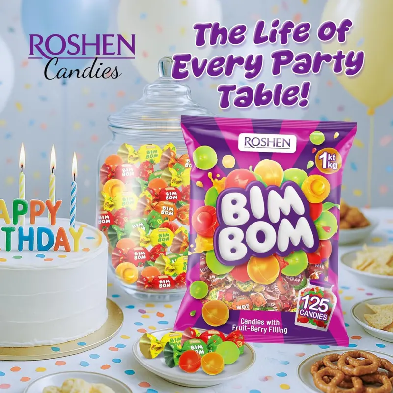 Bim-Bom, Karamel Bolcher, Roshen 1 kg