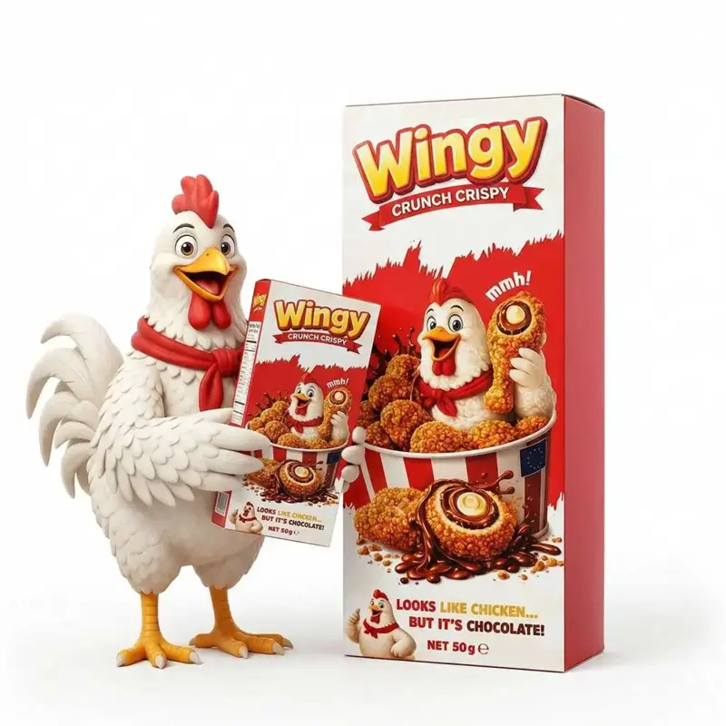 Crunch Crispy, Wingy Chocolate, 50g