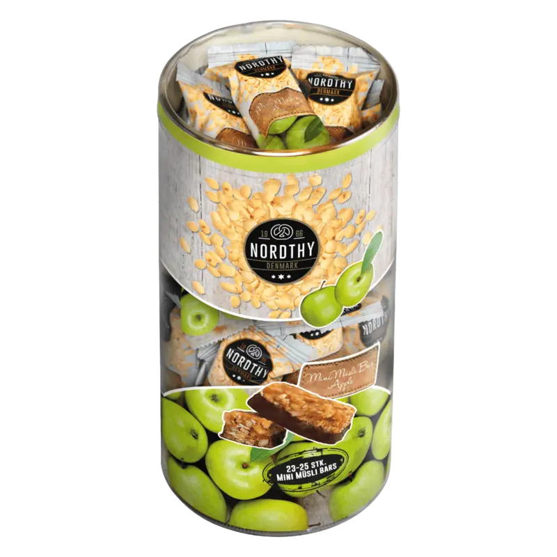 Mini Müsli Bars Rør æble,Nordthy 350g