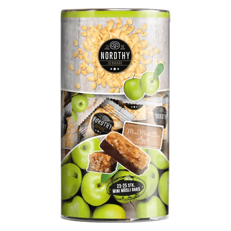 Mini Müsli Bars Rør æble,Nordthy 350g