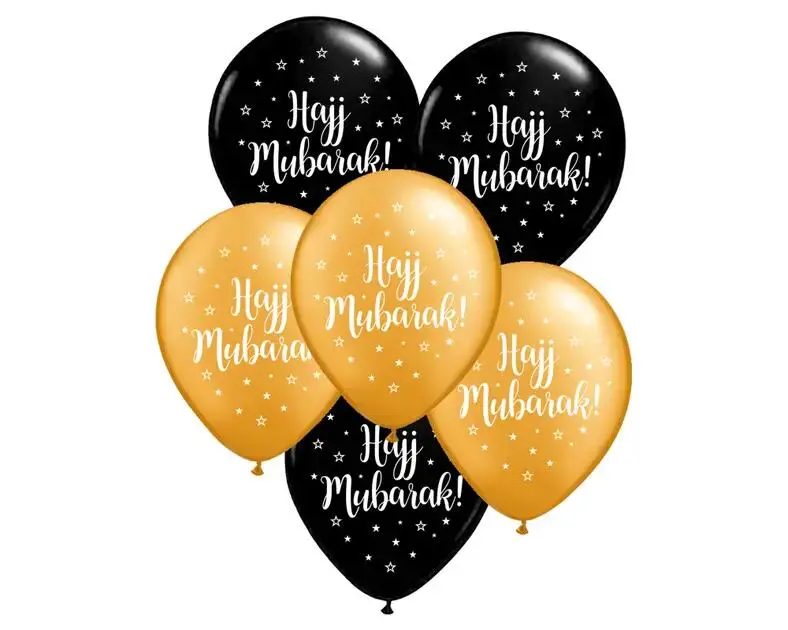 Hajj Mubarak 10 stk balloner