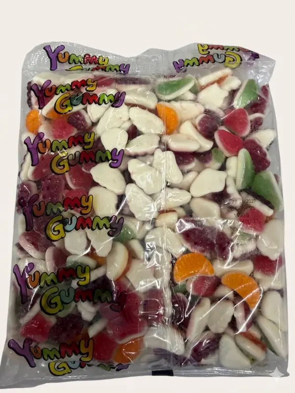 Lovely Fruits Jelly Candy, Yummy Gummy 1Kg