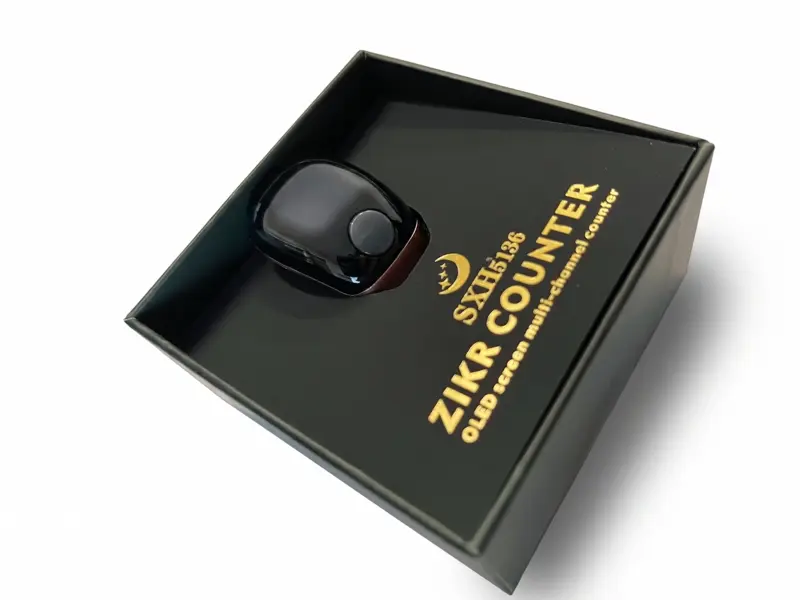 Zikr Digital Tasbih Ring (4 Farver)