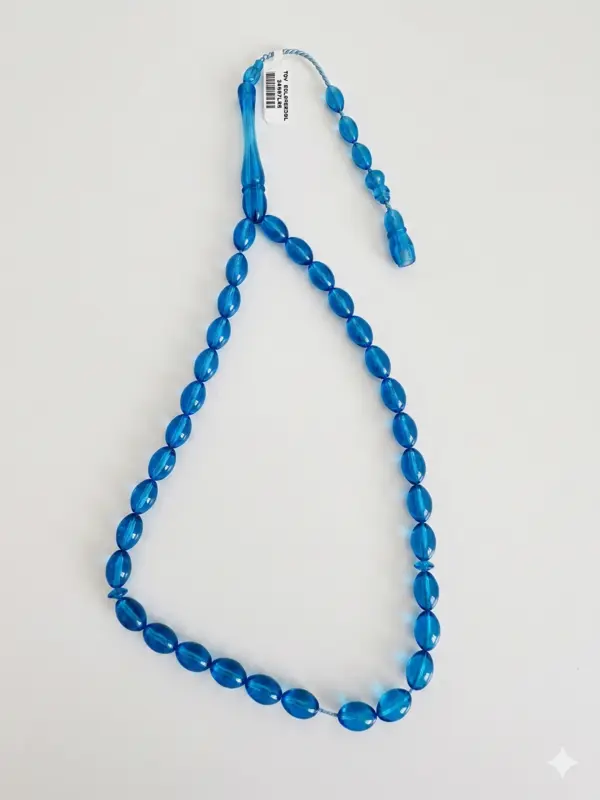 Plexi Glas Tasbeeh Med 33 perler (6 Farver)