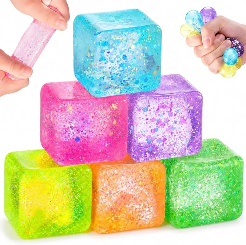 Sugar Cube  Glimmer Squishy