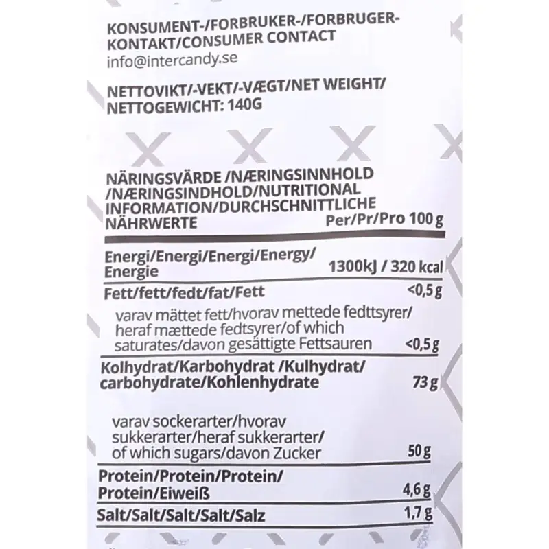 Lakrits sød, Lakritsmagasinet, 140g