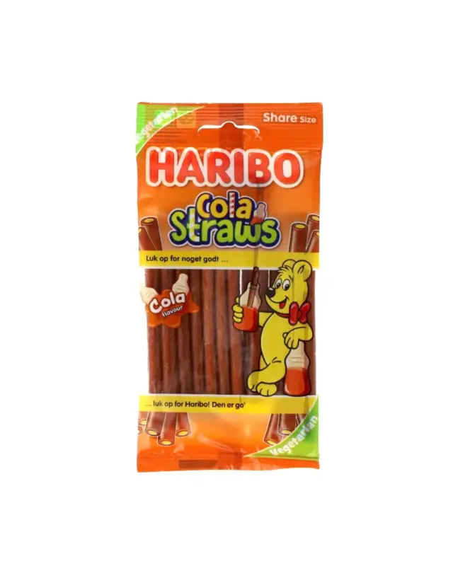 Cola Straws, Haribo, 80g