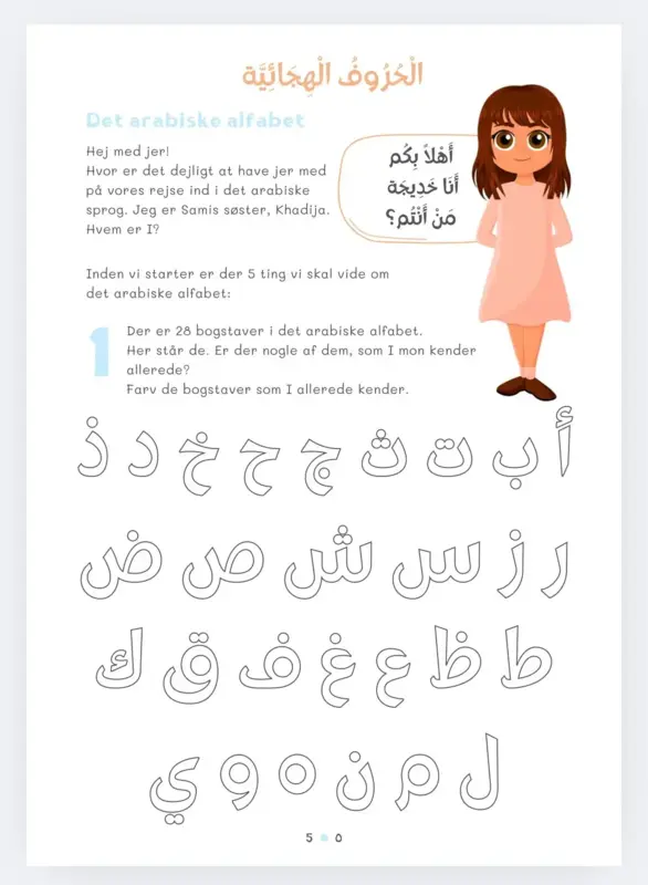 Bogstavmagi, Arabisk Med Sami Og Khadija