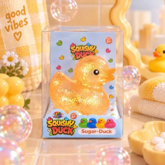 Glitter Squishy Duck - Squishy And