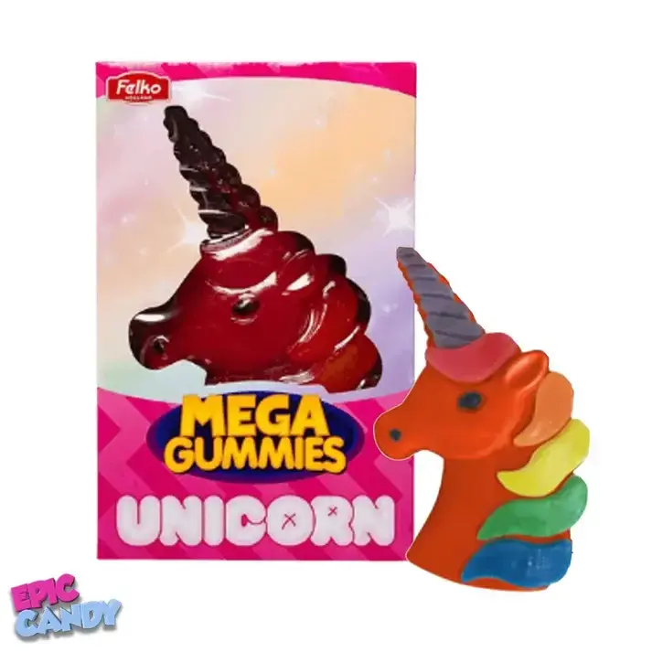 Enhjørning, XL Mega Gummies 600 g