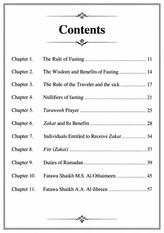 Fatawa on fasting zakat and tarweeh