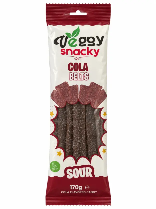 Cola Sour Belts - Veggy Snacky - 170 g