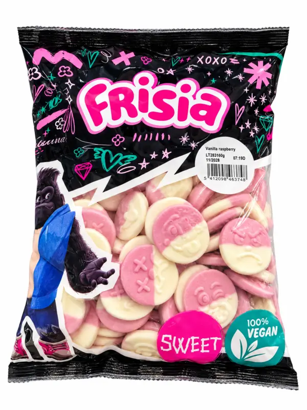 Frisia, vanilje og hindbær, 1,25 kg