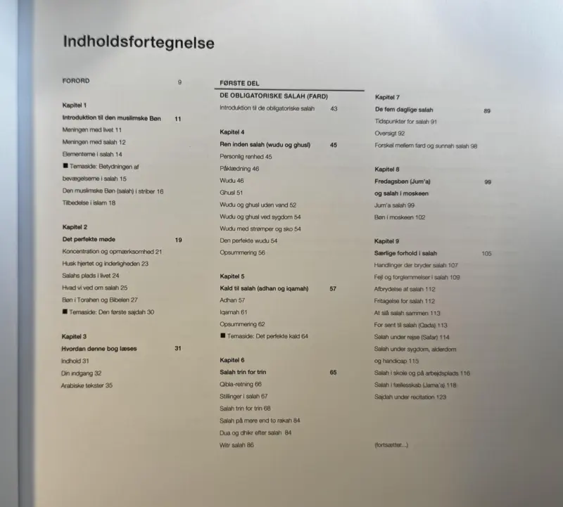 Mødet med Gud - Salah Guide på dansk