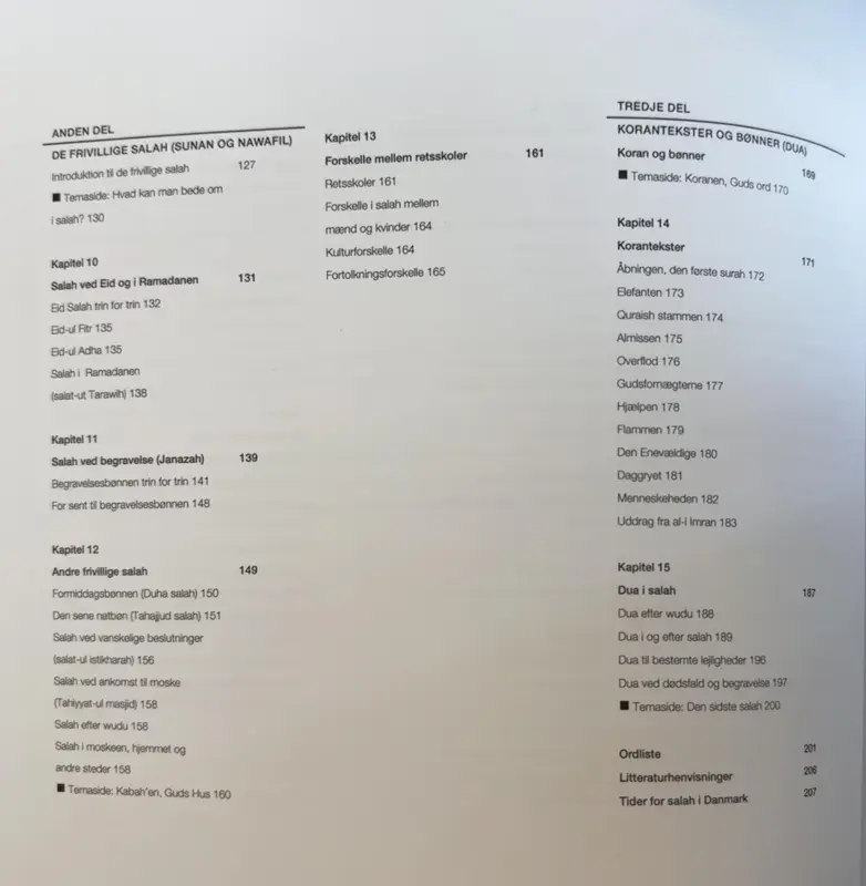 Mødet med Gud - Salah Guide på dansk