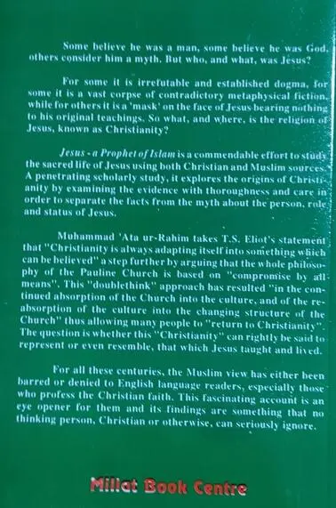 Jesus a Prophet of Islam 3rd Edition