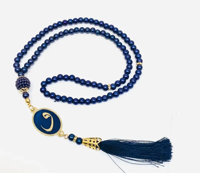 Perle Tasbeeh i Mørkeblå (99 perler)